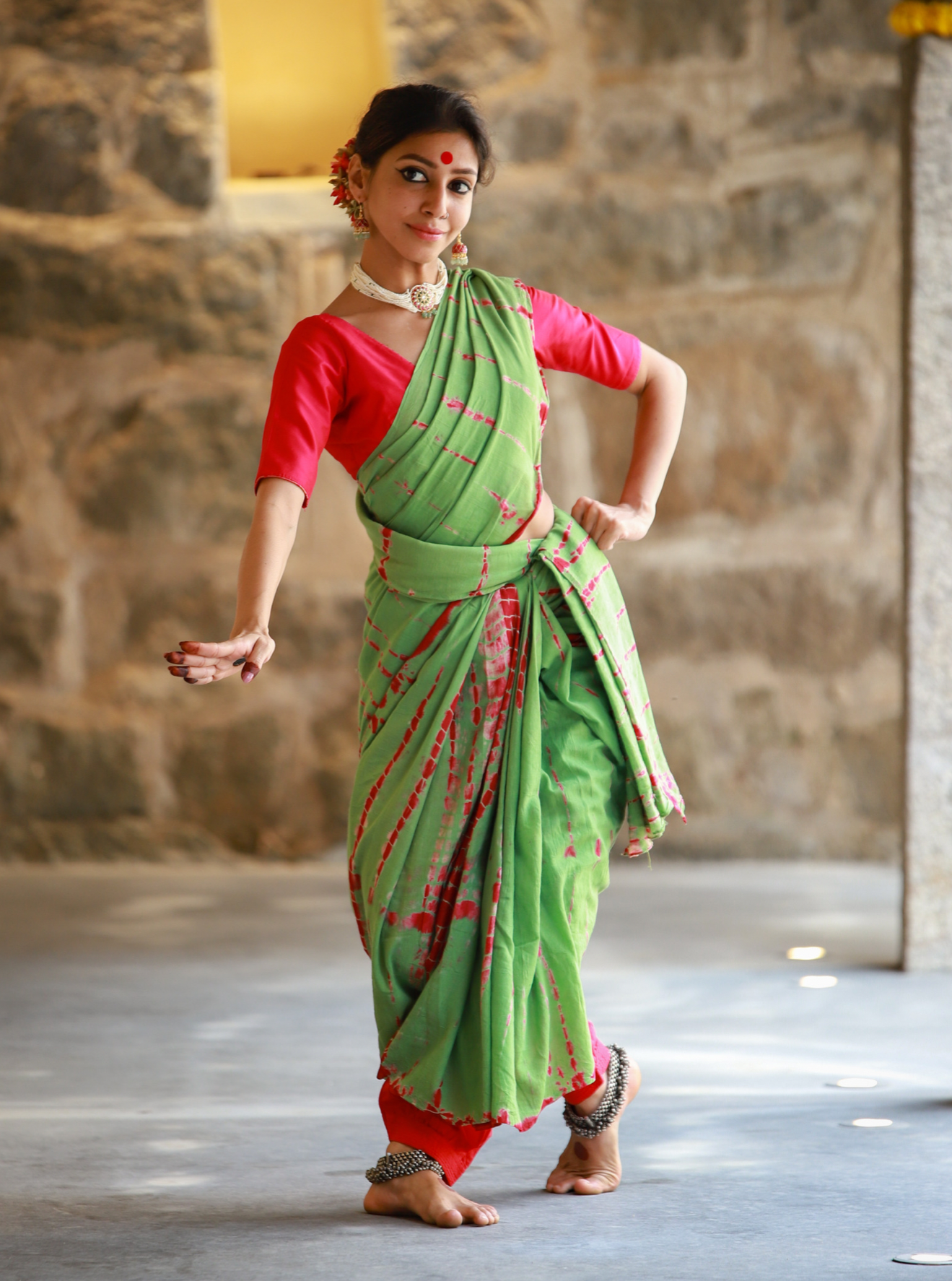 Bharatanatyam practice deals saree online